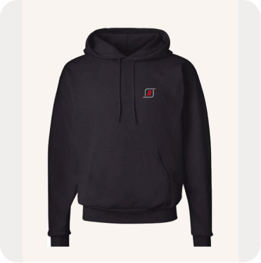 JAY FARADAY Hoodie in Black